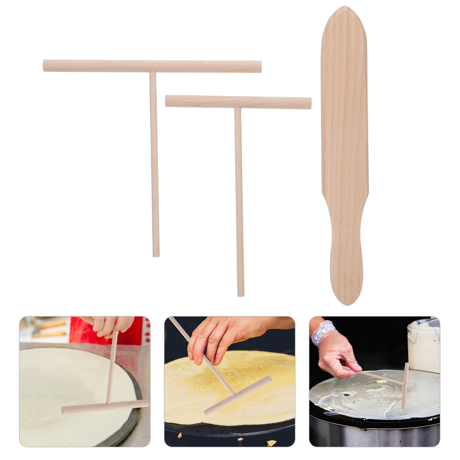Home Cooking Set - Набор из 3 предметов: деревянный инструмент