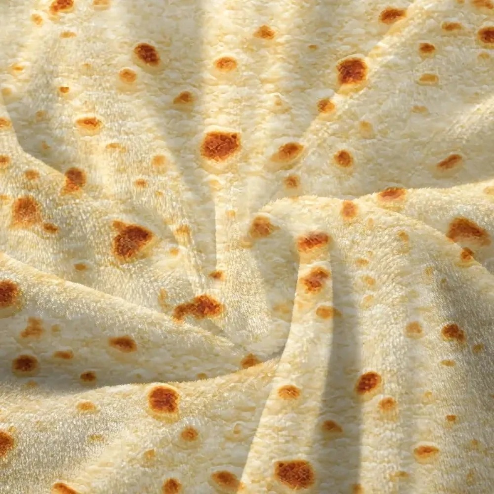 Фланелевое одеяло с принтом то – обзор и цена Tortilla Warmer Cloth