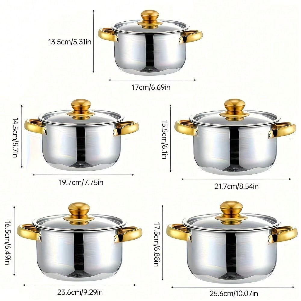 Набор кастрюль из нержавеющей  – обзор и цена Home Cooking Set