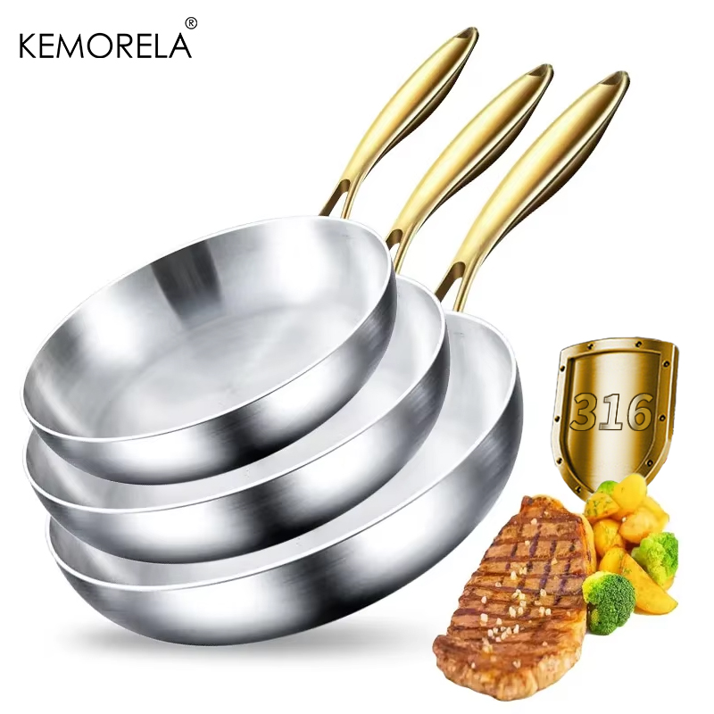 3 шт./компл. сковорода из нерж – обзор и цена Paella Pan Steel